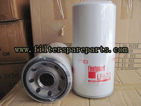 LF670 FLEETGUARD Lube Filter - Click Image to Close